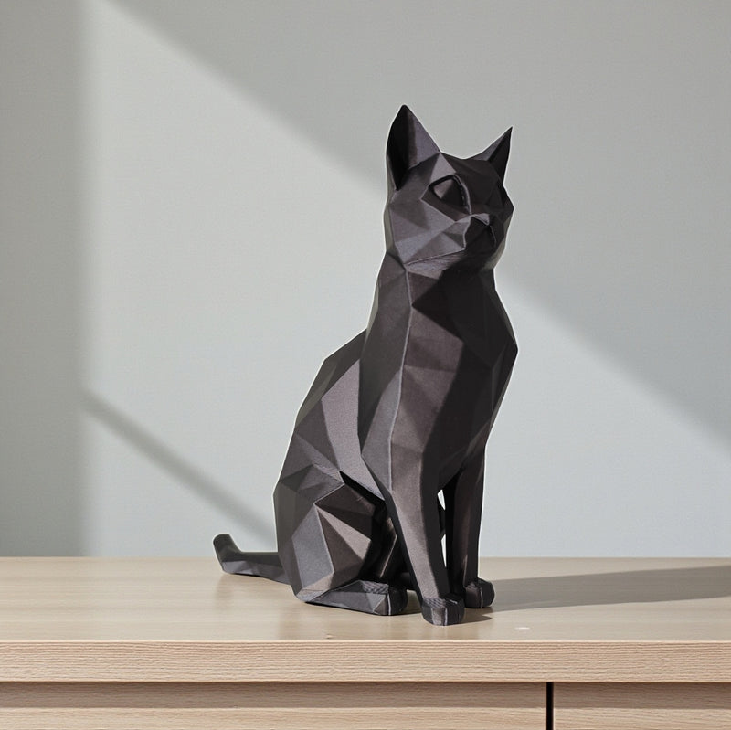 Geometrisk kattefigur – 20,2 cm
